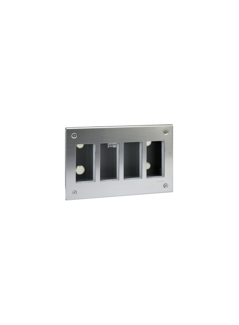 Simon Connect Obudowa podtynkowa S500 METAL 4-modułowa 8x K45 kompletna 51000114-036 KONTAKT