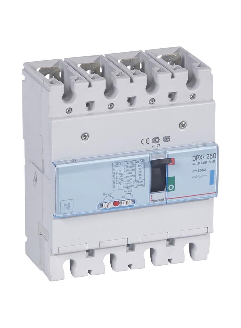 Wyłącznik DPX3 250 4P 250A 70Ka 420619 LEGRAND
