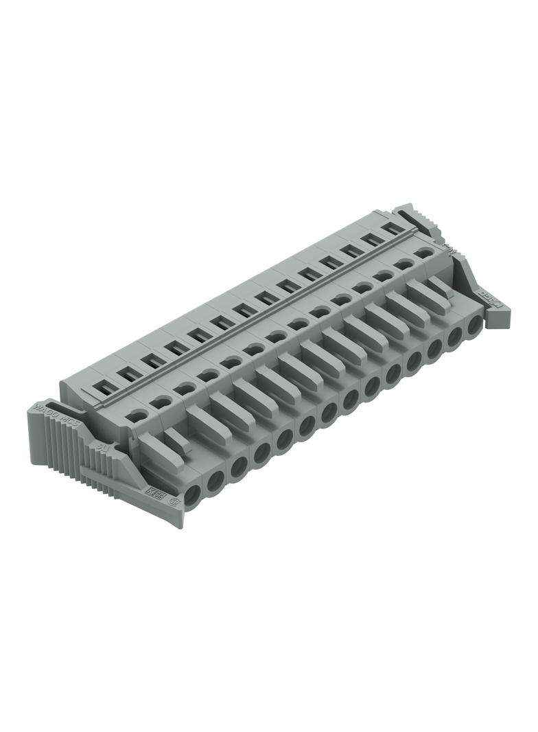 Gniazdo MCS‑MIDI Classic 14‑biegunowe szare raster 5mm 231‑114/037‑000 /25szt./ WAGO
