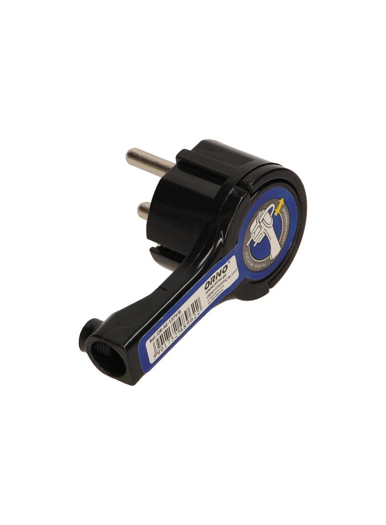 Wtyczka płaska Uni-Schuko z uchwytem rozbieralna czarna OR-AE-1379/B ORNO