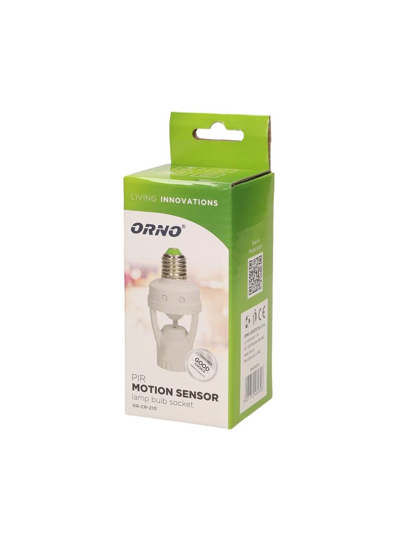 Gniazdo żarówki z czujnikiem ruchu 360st. IP20 gwint E27 1x60W OR-CR-210 ORNO