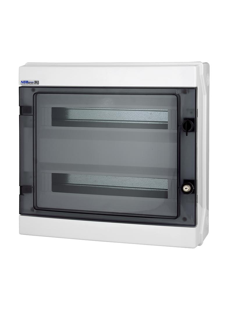 Rozdzielnica hermetyczna natynkowa 2x18 Z-amkiem IP65 500VAC/1000VDC RH-36/2Z-6.137 OPATÓWEK