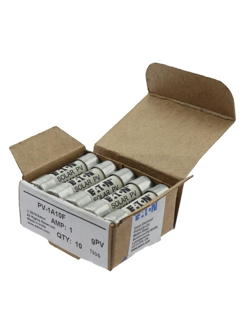 1AMP 1000VDC SOLAR FERRULE 10 X 38MM 1A 1000Vdc wkładka cylindryczna 10x38 do PV PV-1A10F EATON