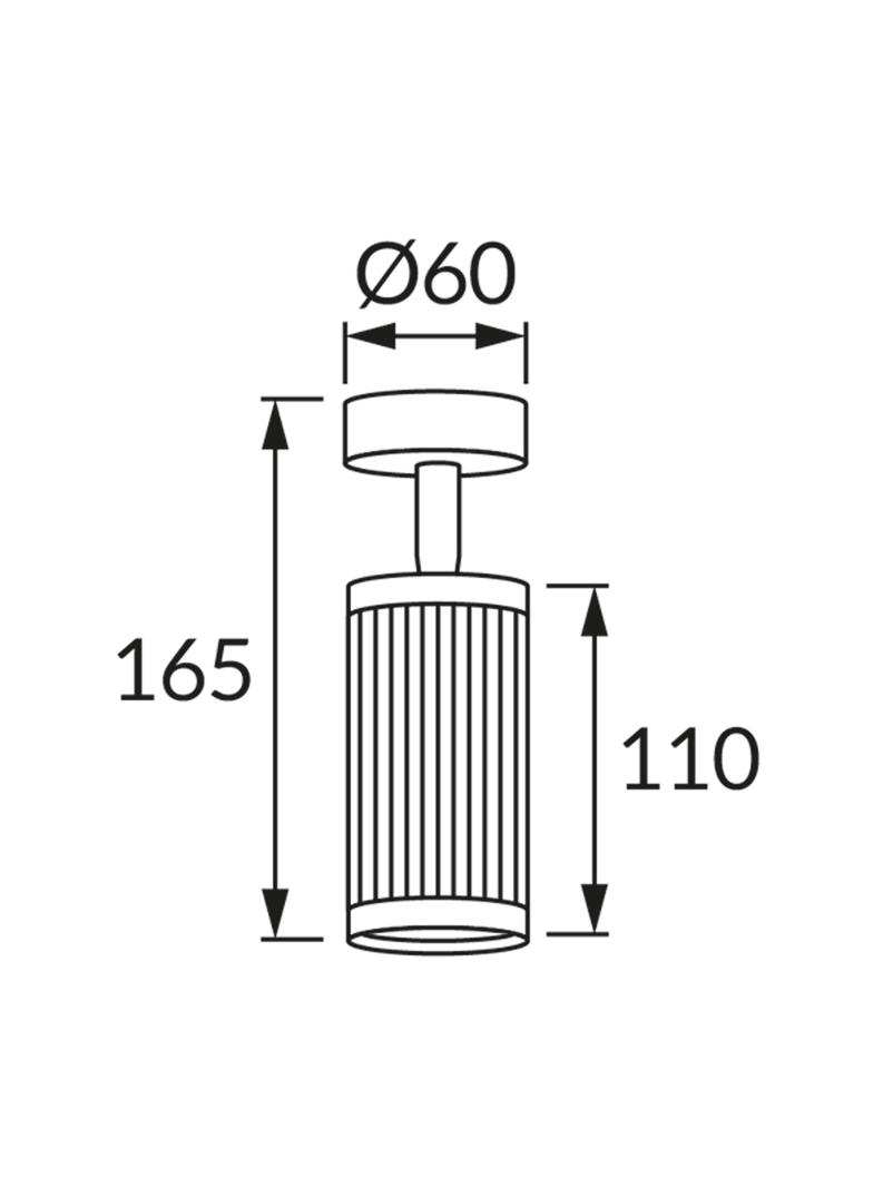 FRIDA SPT GU10 WHITE/CHROME