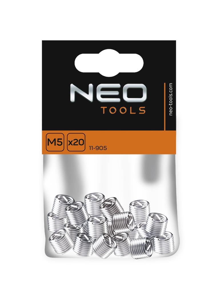 Wkłady do naprawy gwintów M5, 20 szt.