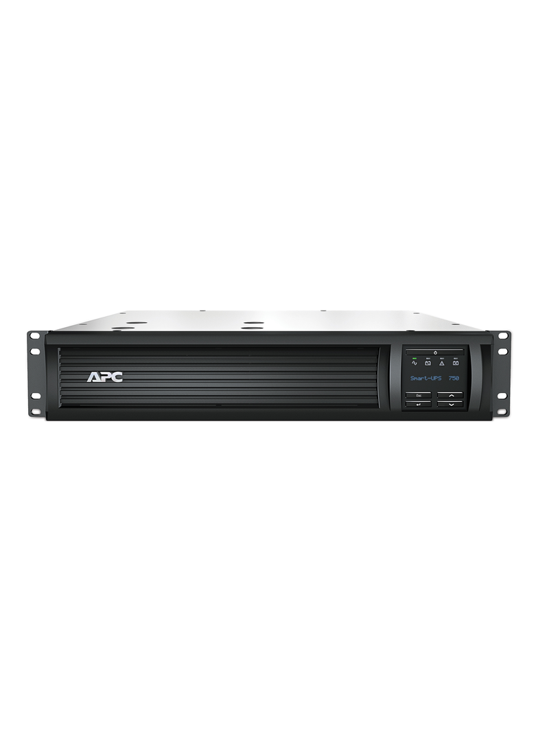 APC Smart UPS SMT, 750VA/500W, montaż w szafie 2U, 230V, 4x gniazda IEC C13, z kartą sieciową, AVR