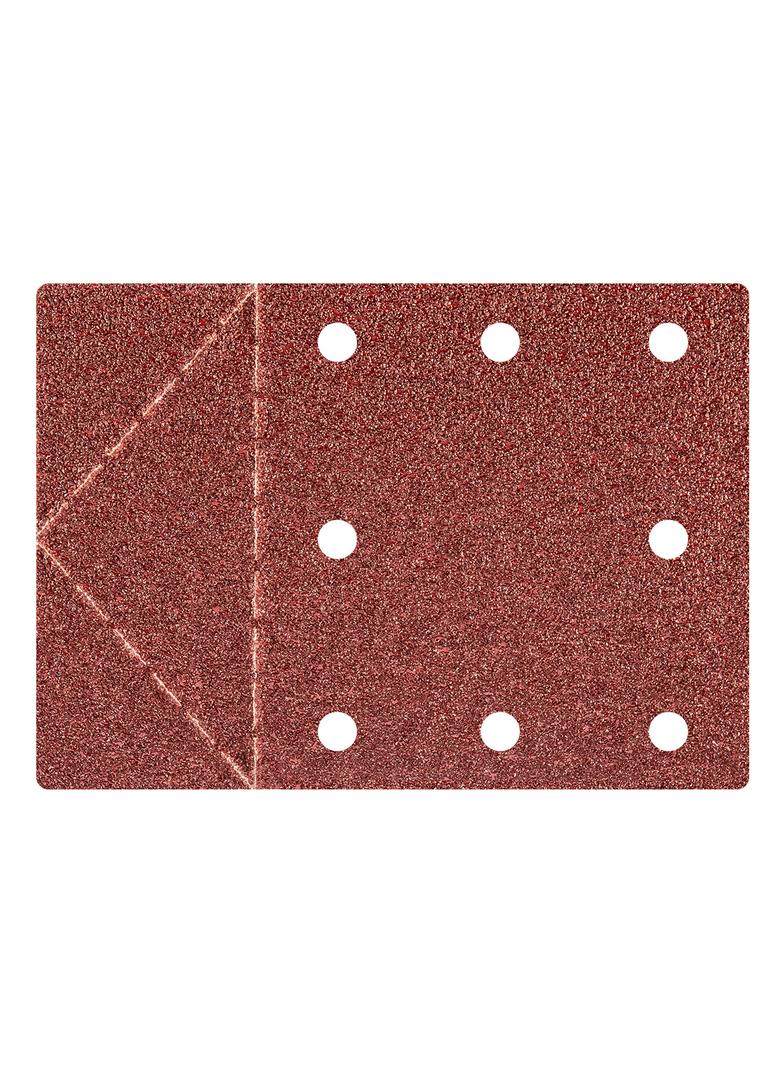 Papier ścierny 115 x 160 mm, otwory, perforacja do odrywania, rzep. K40, 3 szt.