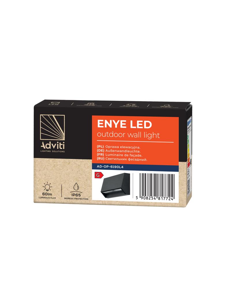 Oprawa elewacyjna neutralna 1,5W 60lm IP65 4000K ENYE LED AD-OP-6190L4 ORNO