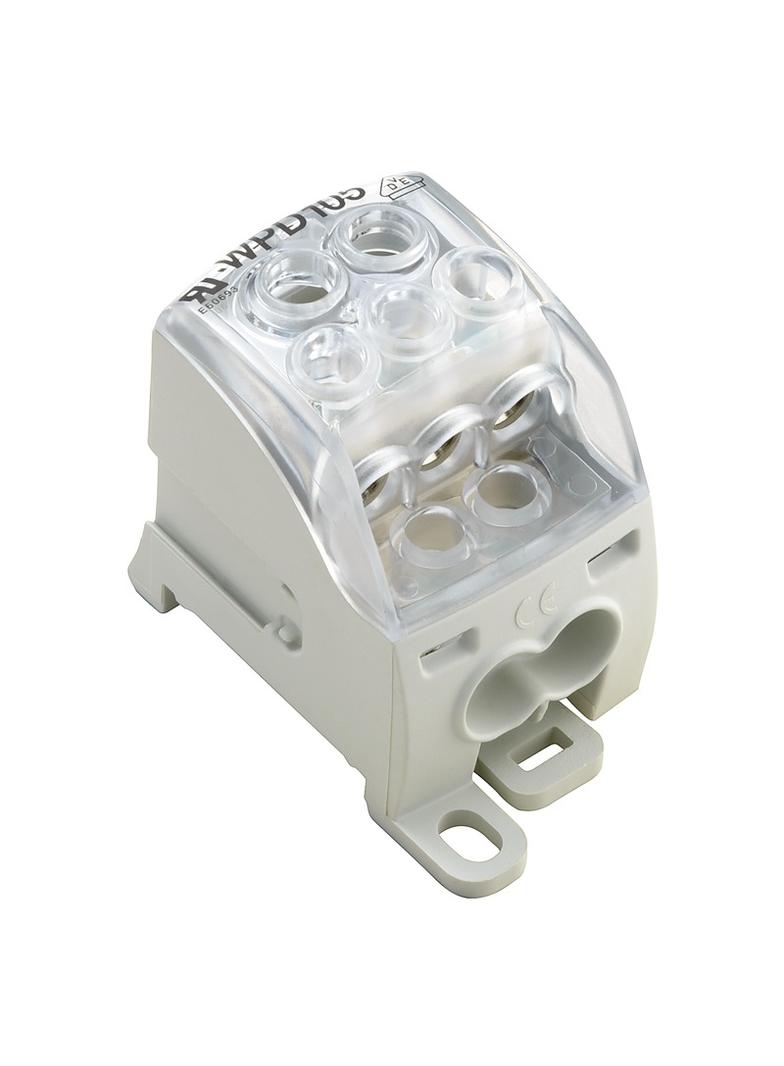 WPD 105 1X35+1X16/2X25+3X16 GY Zacisk rozdziału potencjału, złącze śrubowe, 125 A, Liczba biegunów: 1, Płytka montażowa, TS 35, Jasnoszary /1szt./ 1562170000 WEIDMÜLLER