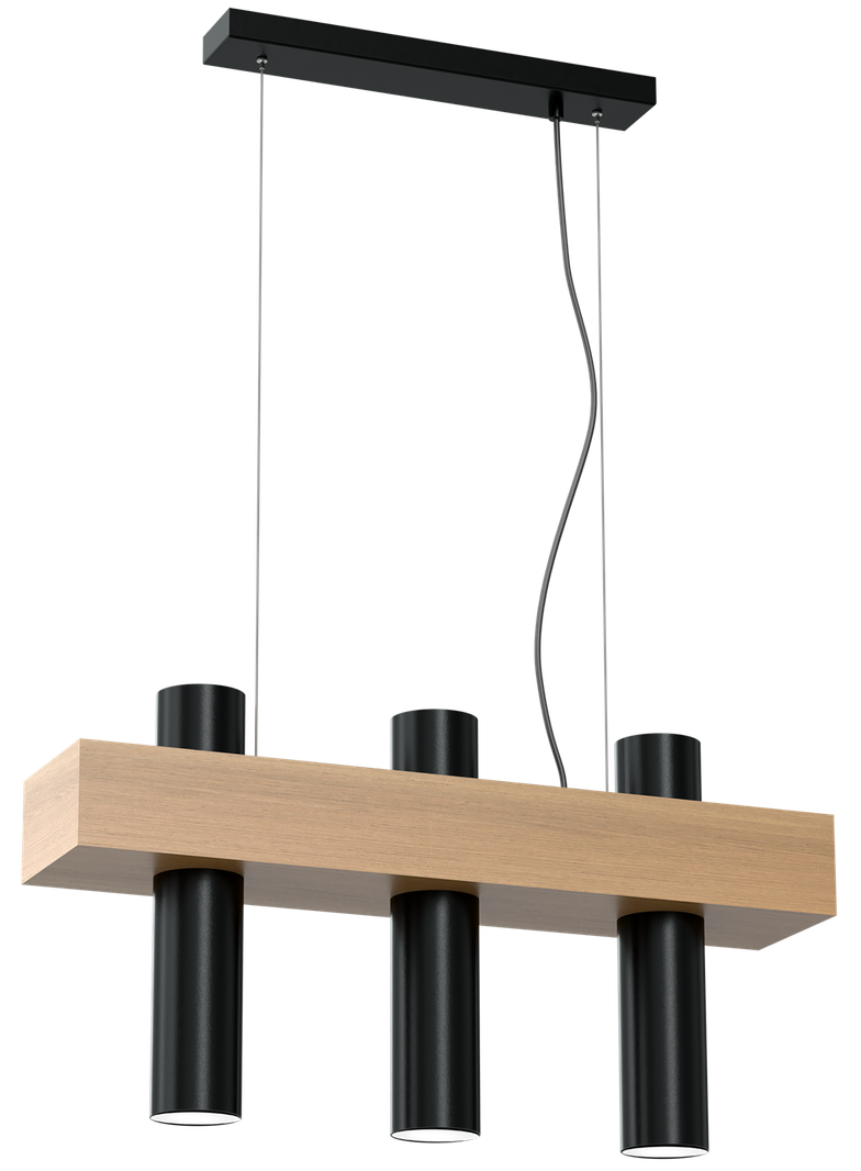 lampa wisząca West Black 3xGU10 MLP5510 Milagro