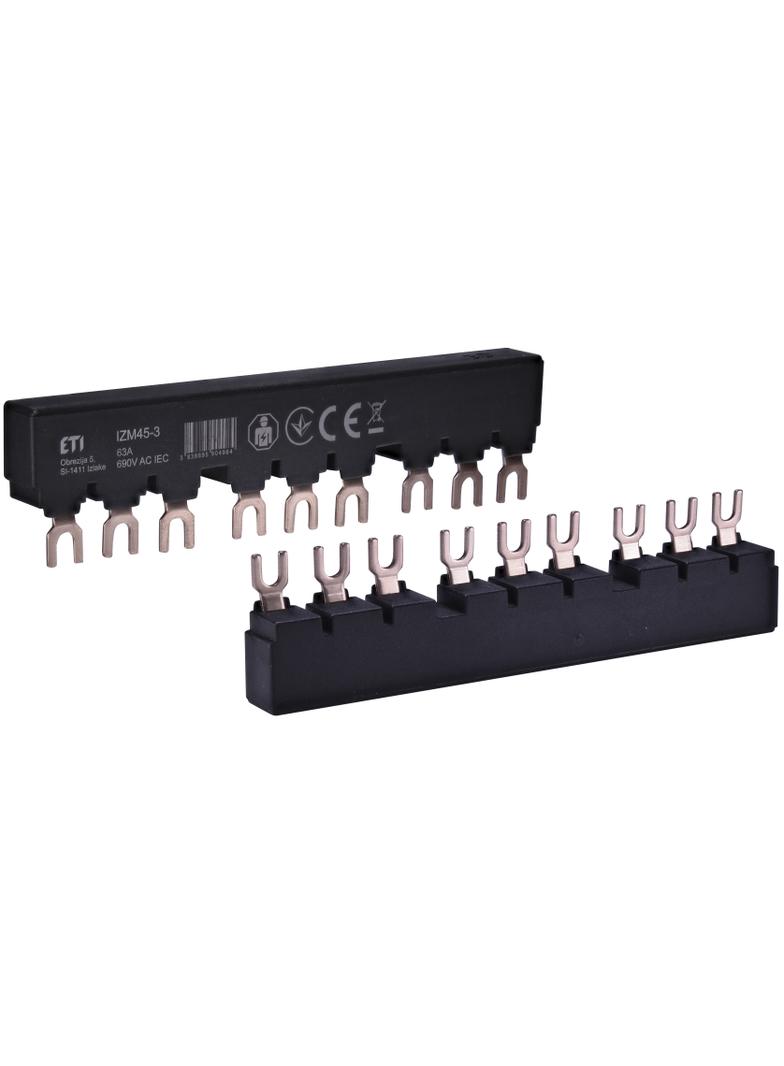 Izolowana szyna łączeniowa (do 3xMPE25) IZM45-3 002921299 ETI