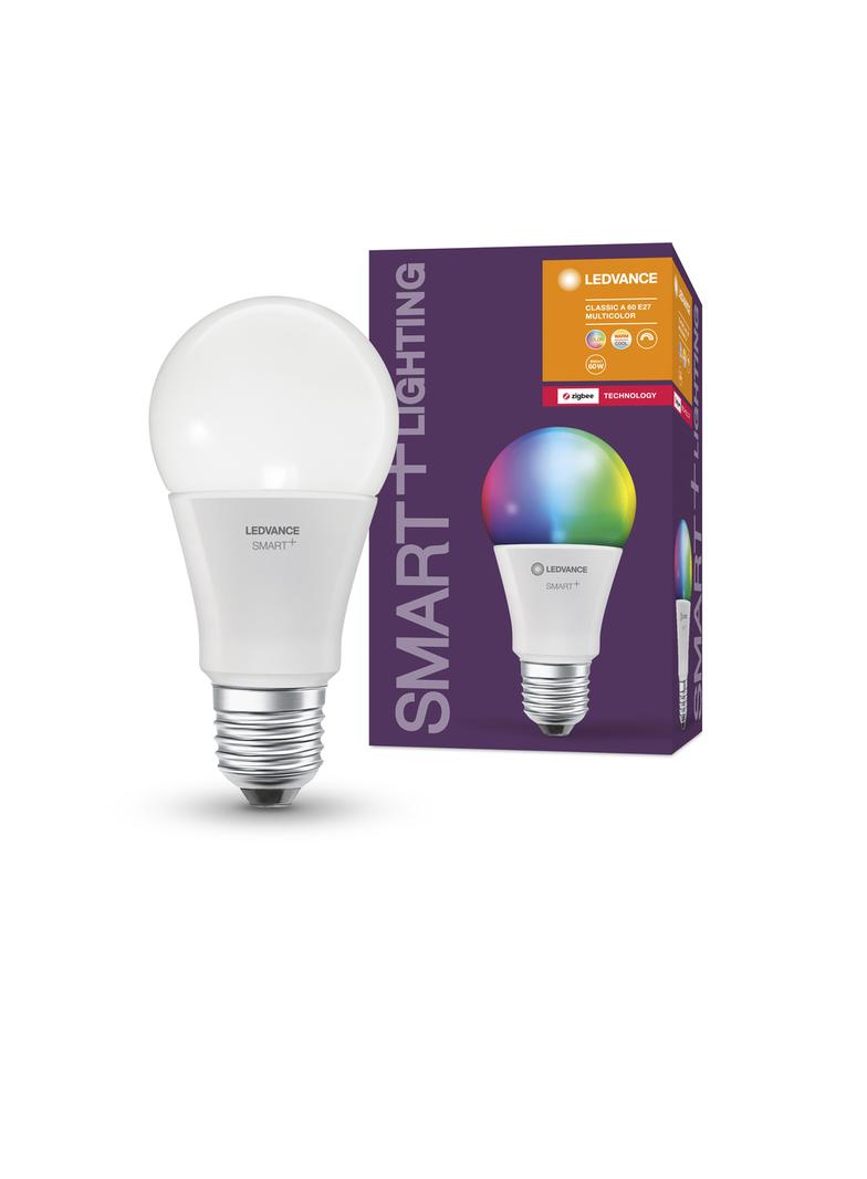 Lampa LED SMART+ ZB CL A Frosted RGBW 60 yes 9W/ E27