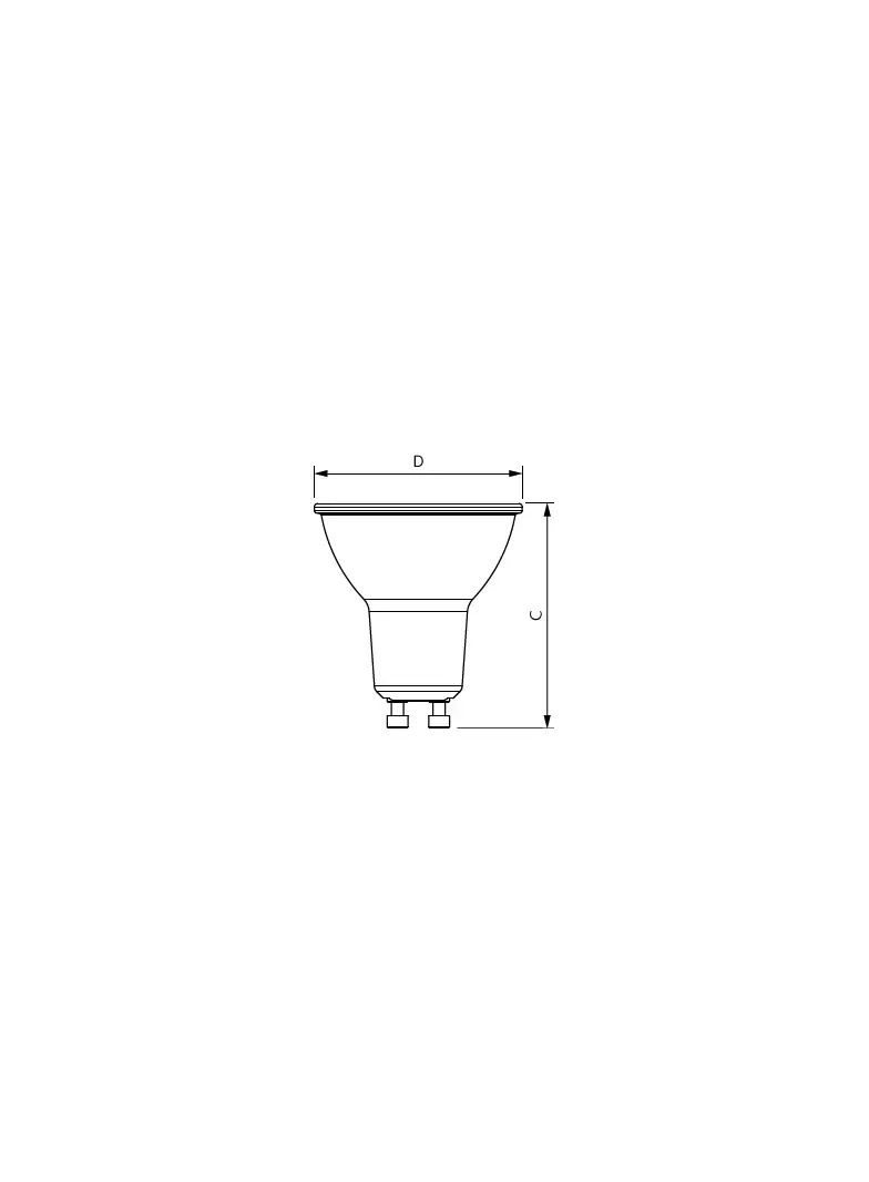 Żarówka LED 4,9W 550lm 6500K barwa zimna LEDspot 550lm GU10 865 120st. PHILIPS