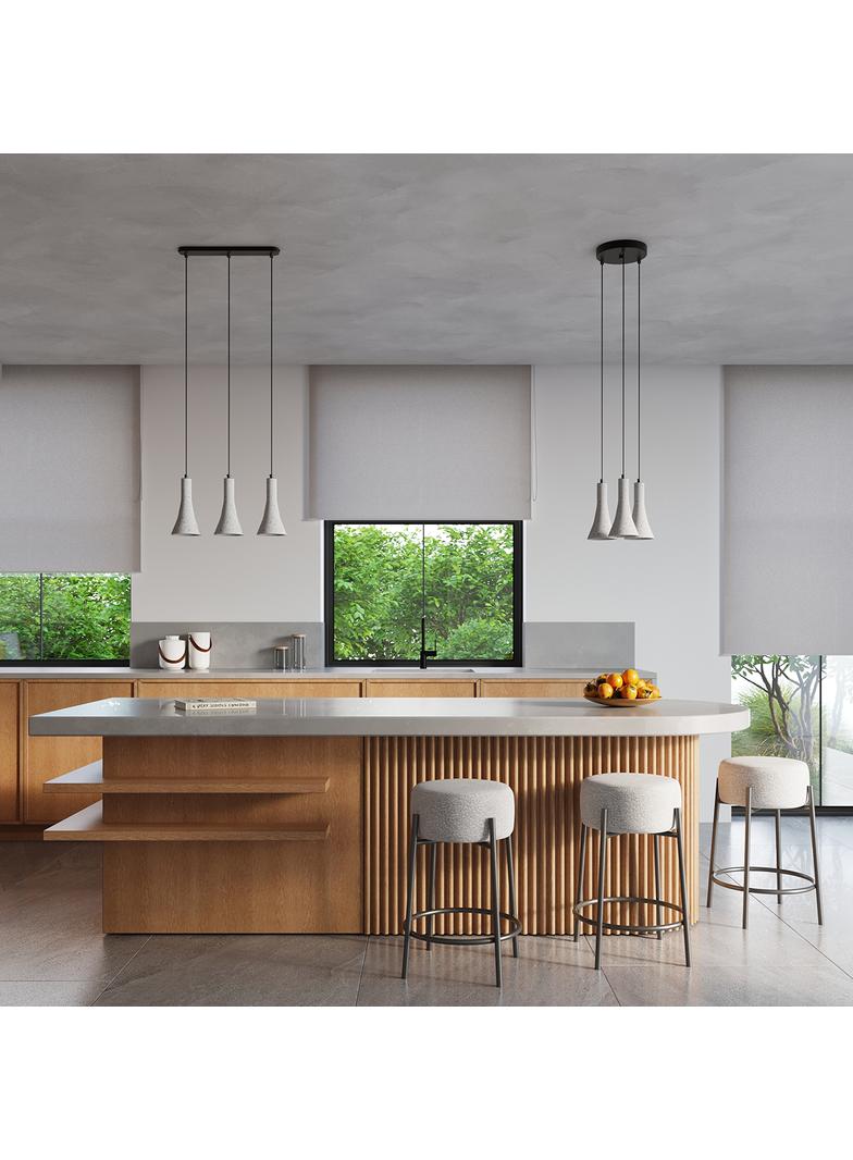 Sollux Lampa wisząca REA 3L beton SL.1225