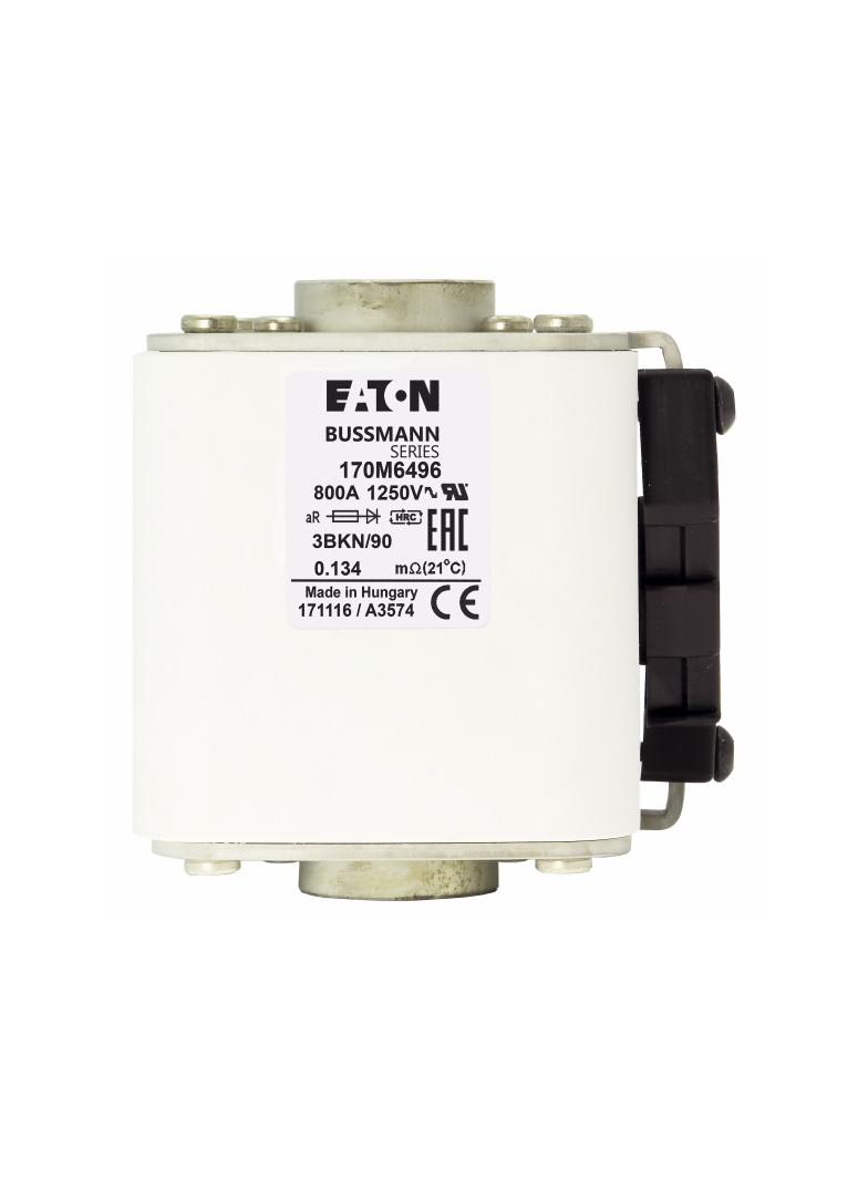 FUSE 800A 1250V 3BKN/90 AR Wkładka szybka 800A AC 1250V rozmiar 3 76x92x91 mm aR IEC UL w 170M6496 E