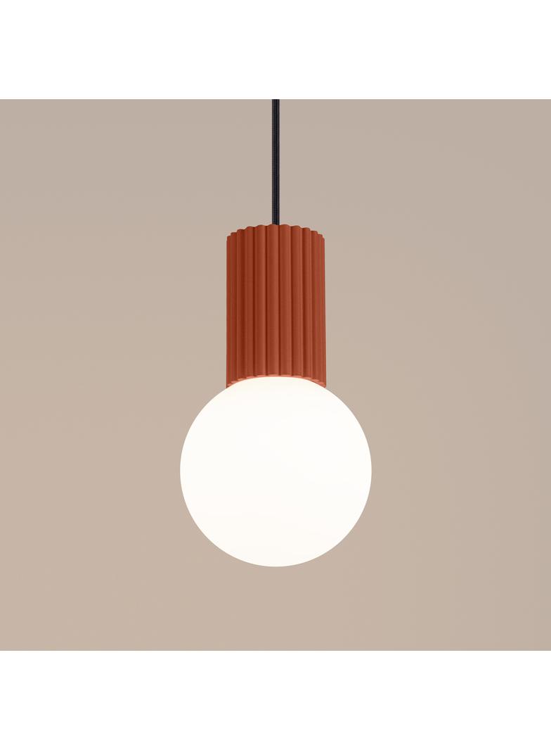 Lampa wisząca HALO 1 ochra czerwona