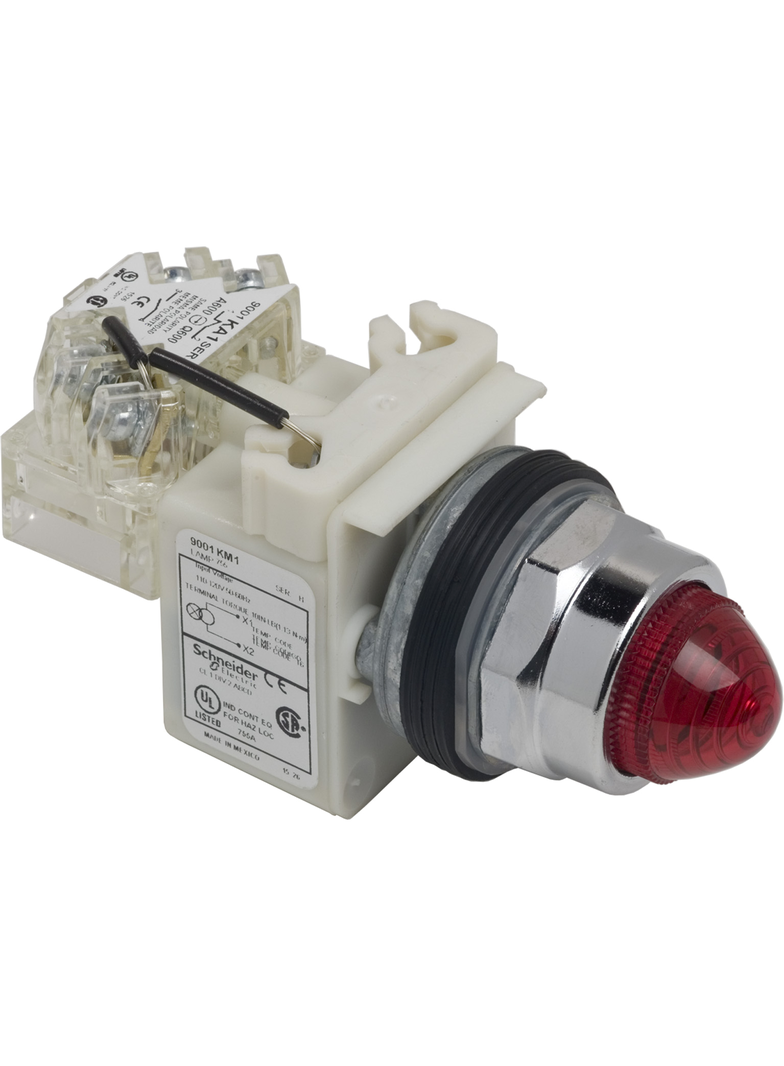 Harmony 9001K Lampka podświetlająca, 120VAC, 30 mm, typ K, +opcje 9001KT1R9