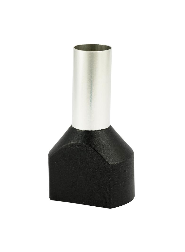 Końcówka tulejkowa izolowana HI 2x16,0/18-cza czarna (100 szt.) Al/Cu 74.85 OPATÓWEK
