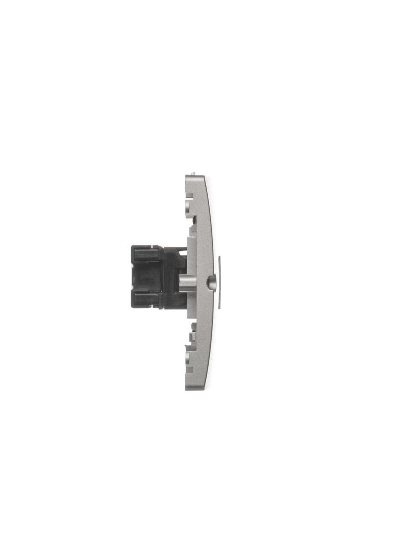Simon Basic Gniazdo komputerowe RJ45 kat.5e + telefoniczne RJ11 . Montaż gniazda na wkręty do puszki satynowy BMF5T.02/29 KONTAKT