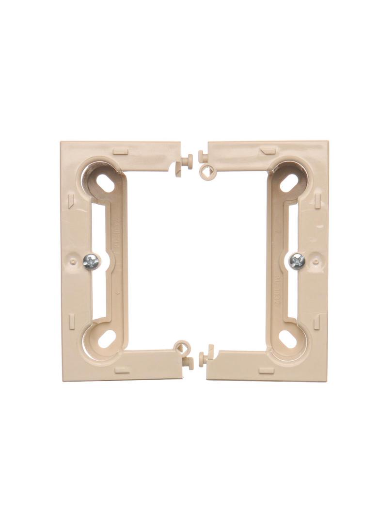 puszki instal. Puszka natynkowa głęboka (40mm) pojedyncza składana beż