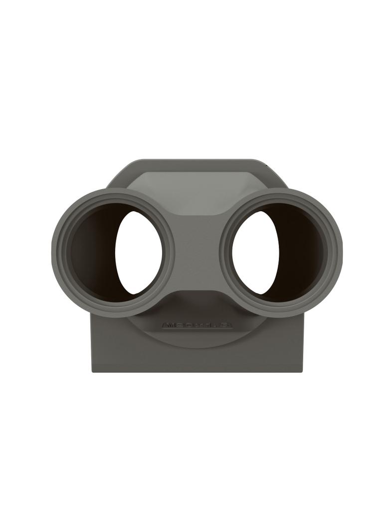 NOWE PLEXO - PRZEPUST KABLOWY - 2 WEJŚCIA - IS020 ANTRACYT