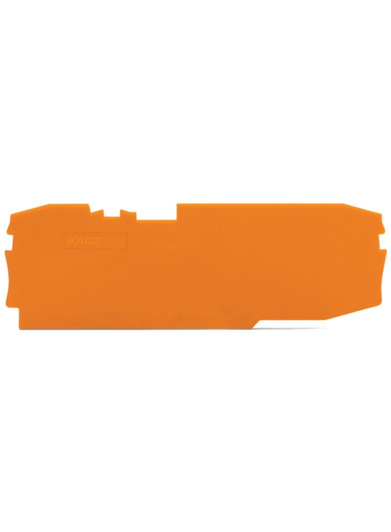 TOPJOBS ścianka końcowa pomarańczowa /25szt./ WAGO