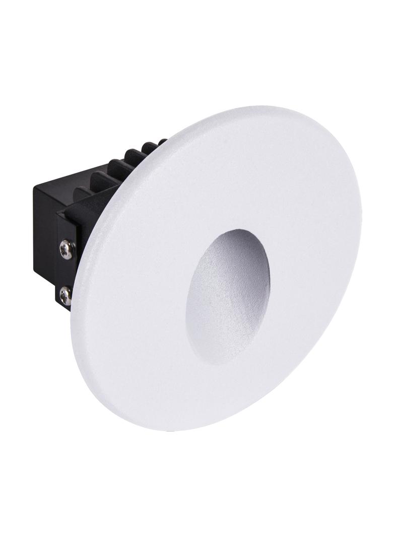 Ideus oczko ścienne schodowe LED Azyl C 1,6W 70lm 4000K białe IP54 03905