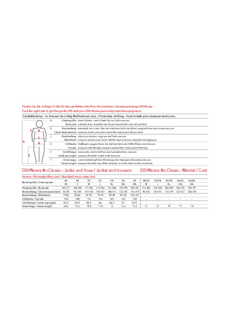 Spodnie ochronne, zbadana odporność na działanie łuku, rozmiar 56