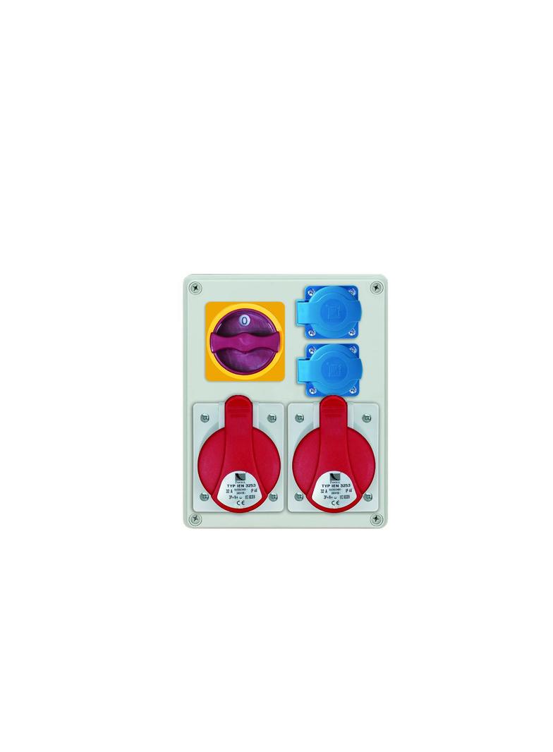 Rozdz. R-BOX 240, 2x32A/5p, 2x230V, wył. L/P B.1642W PAWBOL