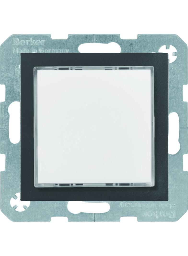 B.x Sygnalizator świetlny LED, podświetlenie czerwone/zielone, antracyt mat