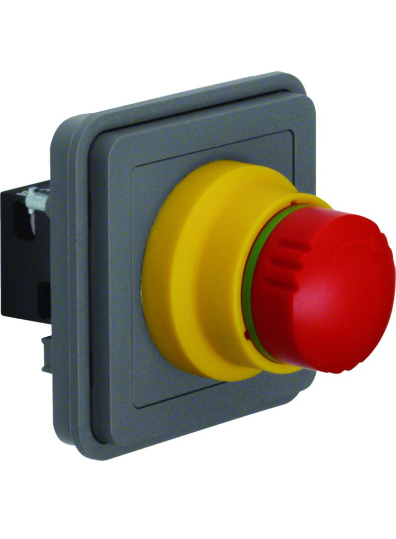 BERKER W.1 Moduł wyłącznika bezpieczeństwa IP55 szary 44713512 HAGER