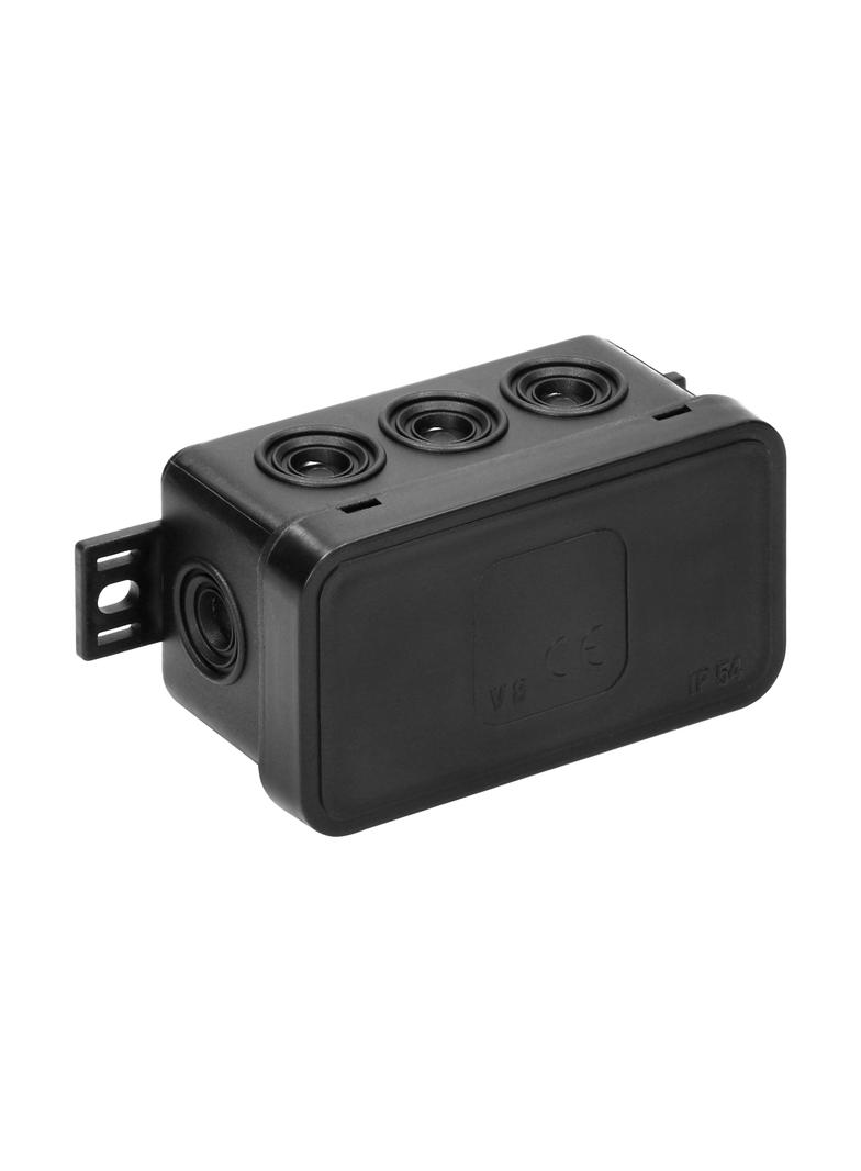 Puszka n/t CLICK IP54 8 przepustów kablowych 80x45x41mm czarny OR-JB-13805/B ORNO