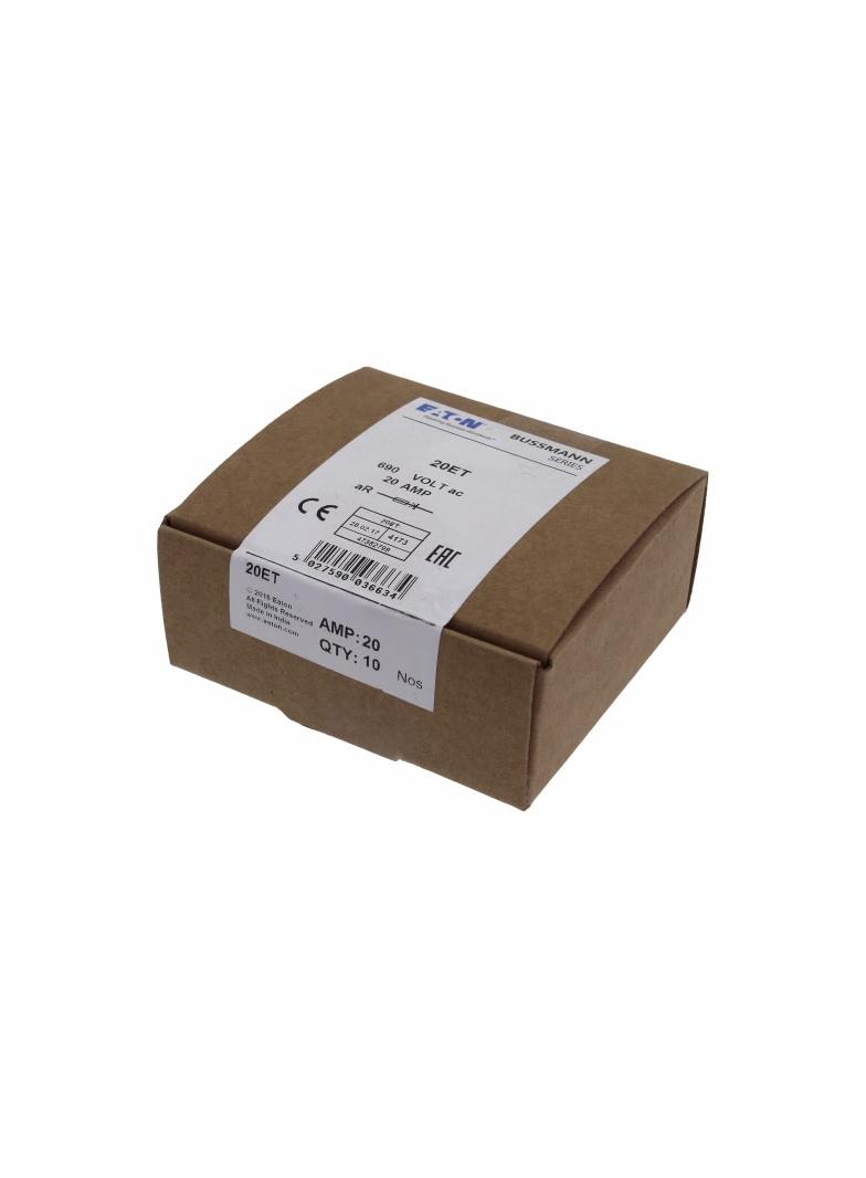 20A 690V AC TYPE T FUSE Wkładka szybka 20A AC 690V DC 500V BS88 19x77 mm aR BS 20ET EATON