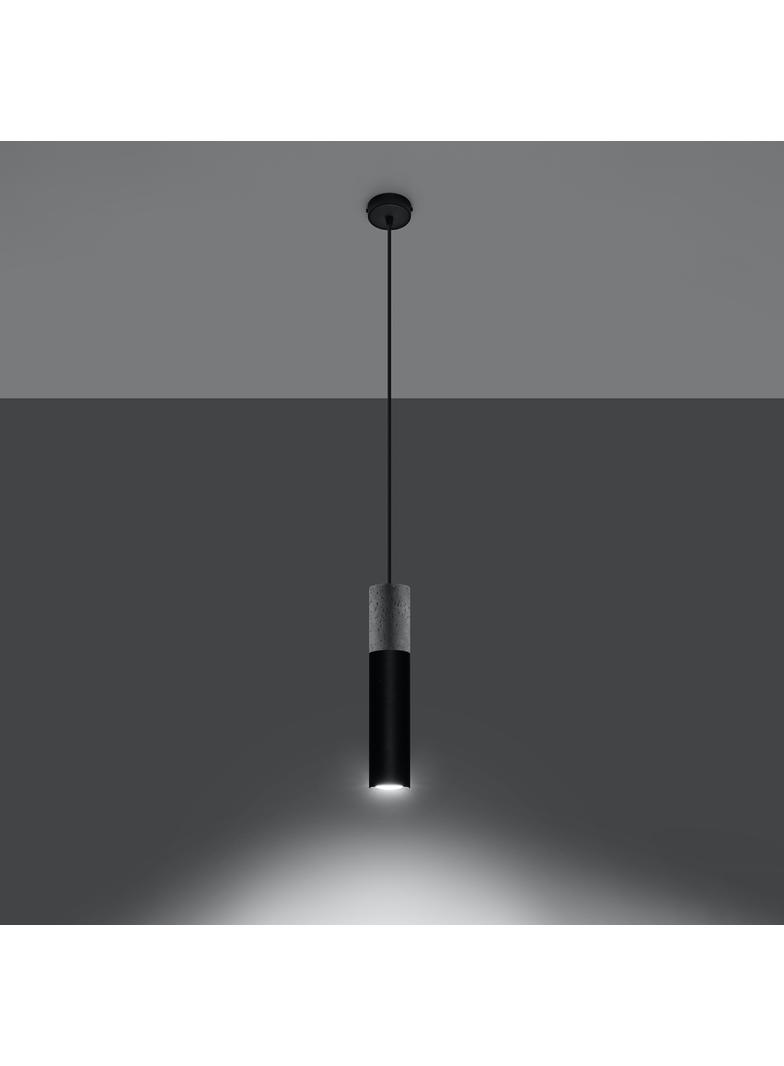 Lampa wisząca BORGIO 1 czarny