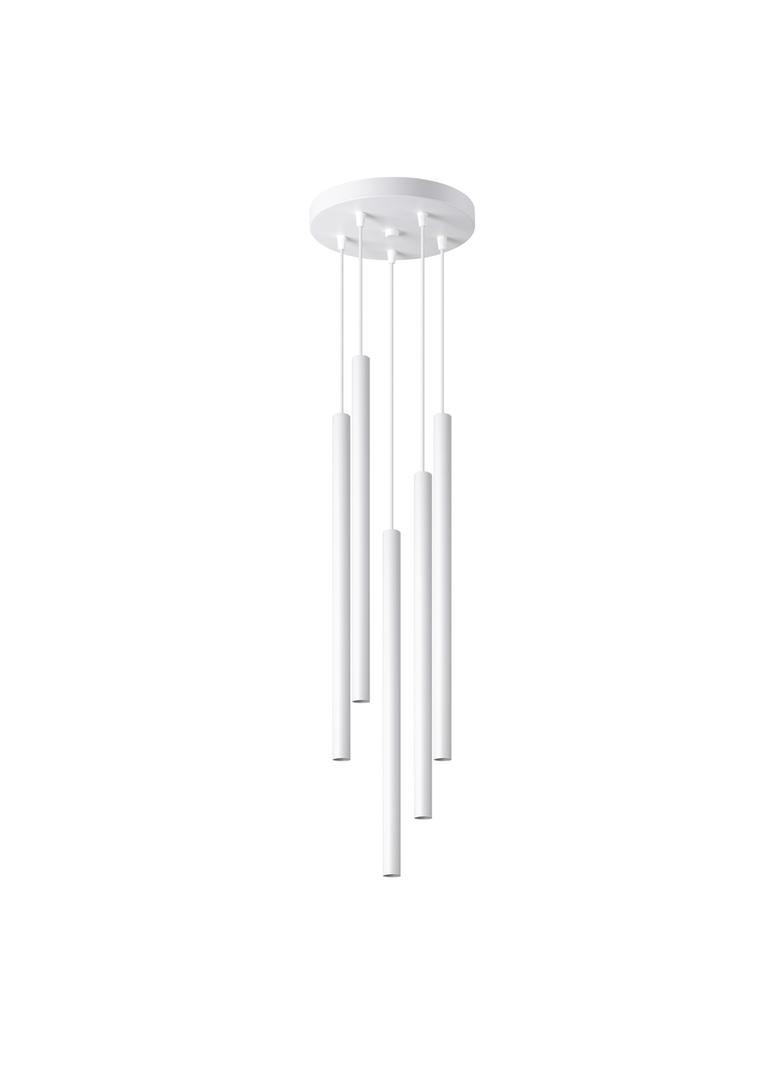 Sollux Lampa wisząca PASTELO 5P biała SL.1175