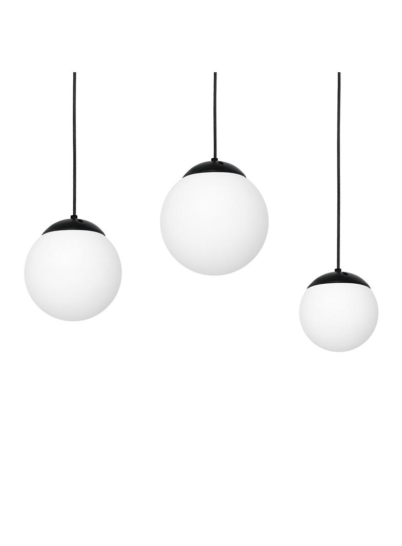 Milagro lampa wisząca Lima 3xE14 czarno/biała MLP6524