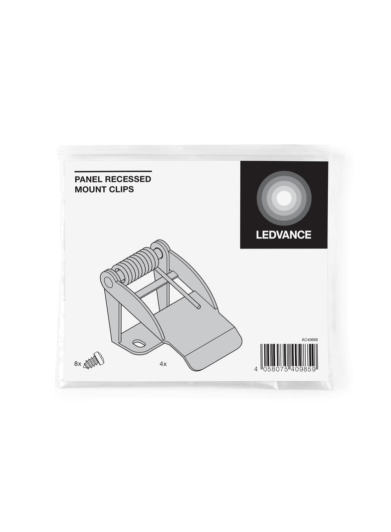 Zaciski do montażu w zabudowie PANEL RECESSED MOUNT CLIPS VALUE