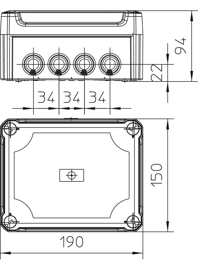 T 160 HD TR, Puszka odgałęźna