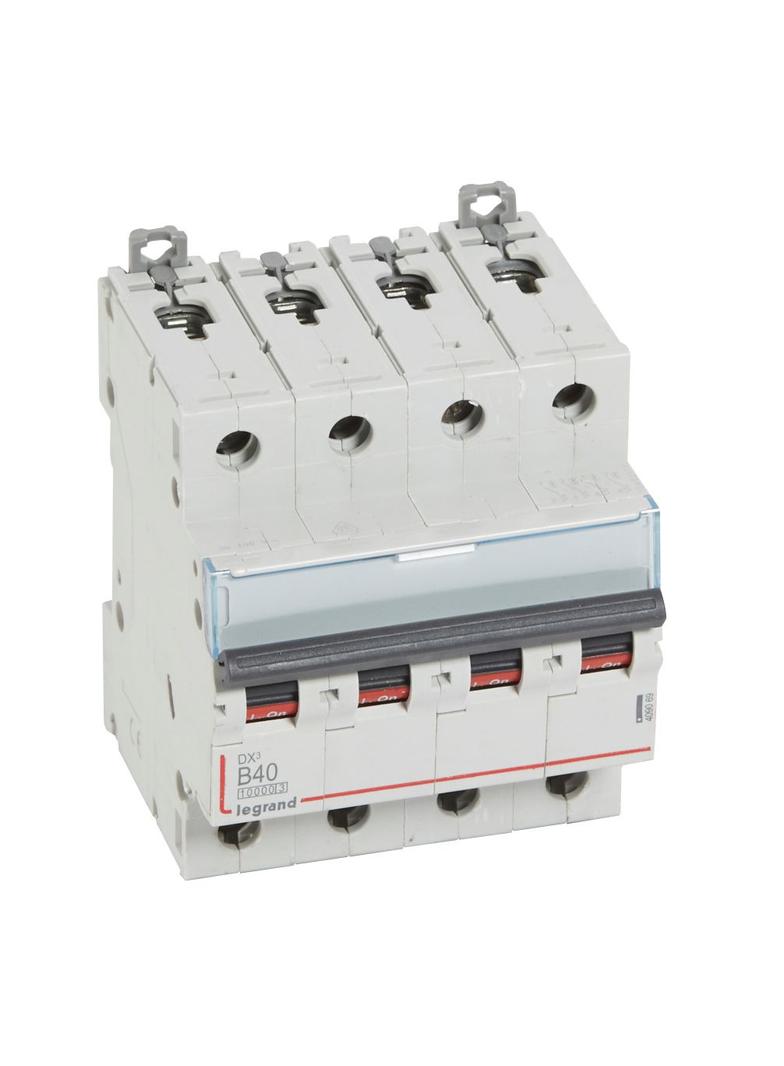WYŁĄCZNIK NADPRĄDOWY S 314 4P B 40A 10000A SERII DX3, Legrand