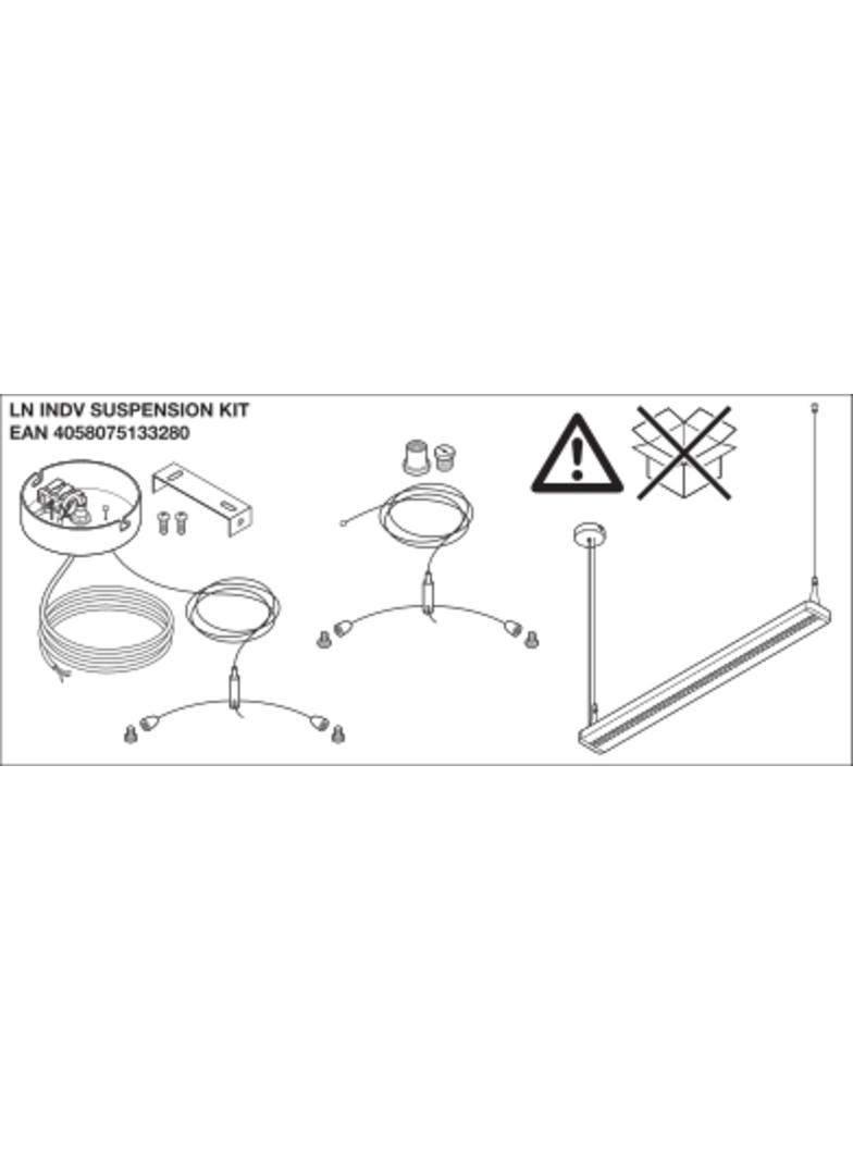 Oprawa liniowa z bezpośrednim i pośrednim rozsyłem światła LINEAR IndiviLED D/I 1200 42W 4000K