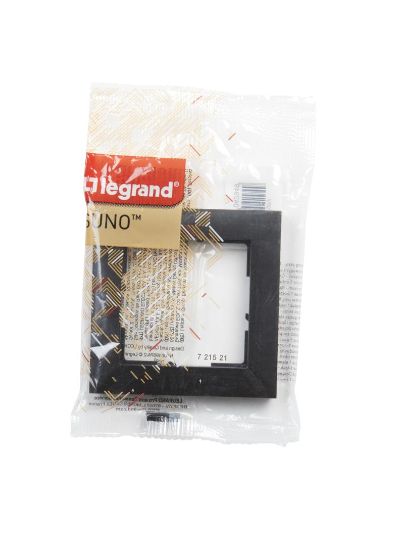SUNO - Ramka - 1x, Czarny, Legrand
