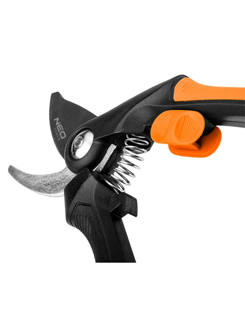 Sekator by-pass 210 mm, zakres do 20 mm, materiał: PP, uchwyt pokryty gumą TPR