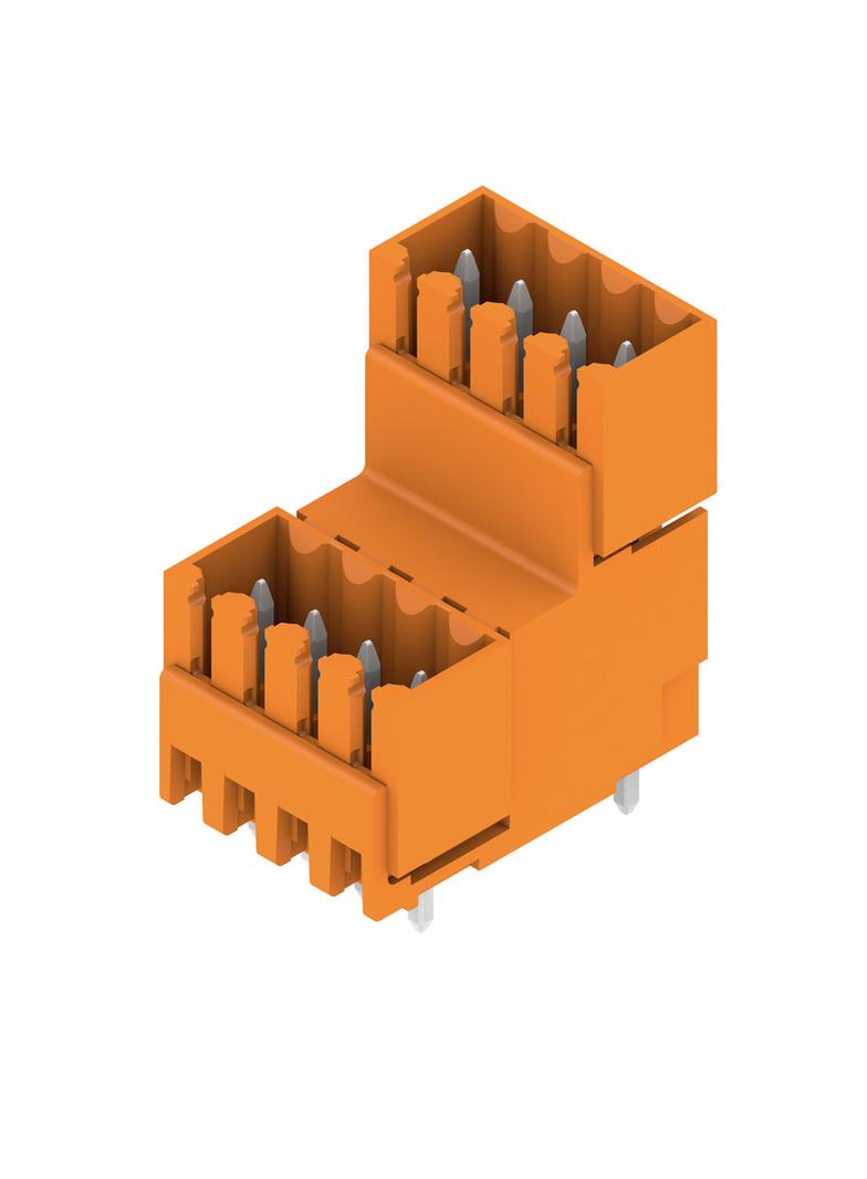 SLD 3.50V/08/180G 3.2SN OR BX Wtyki PCB (złącza płyty), 3.50 mm, Liczba biegunów: 8, kąt odejścia: 180° /50szt./ 1641120000 WEIDMÜLLER