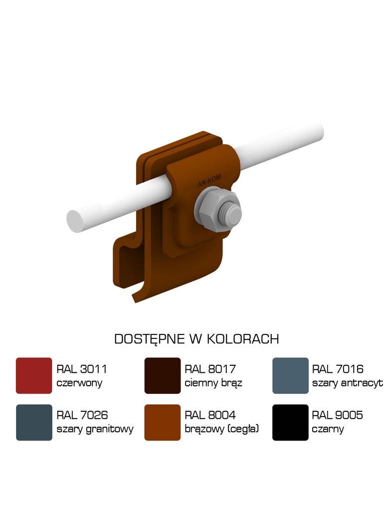 AN-06J/LA/ Uchwyt na rąbek /LA/