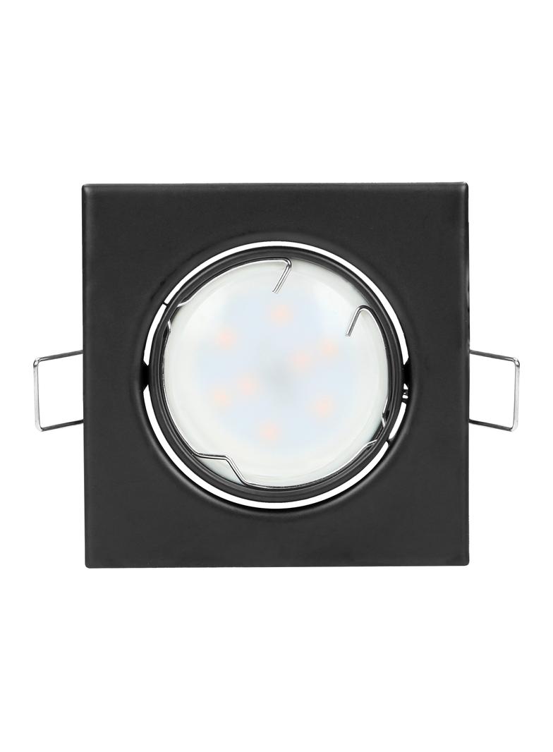 SUTRI SM ramka dekoracyjna oprawy punktowej MR16/GU10 max 50W kwadrat regulowana czarna AD-OD-6178/B