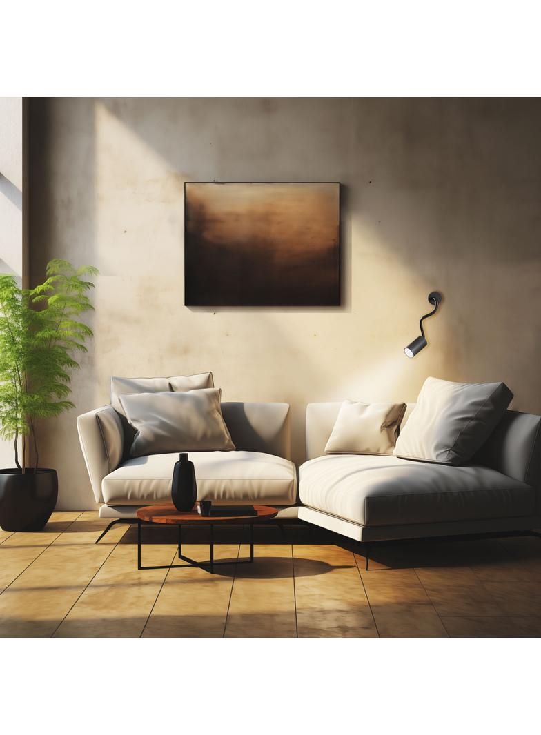 VARIOSA FLEXI GU10 BAZA 230V IP20 55x100x410MM CZARNY OKRĄGŁA