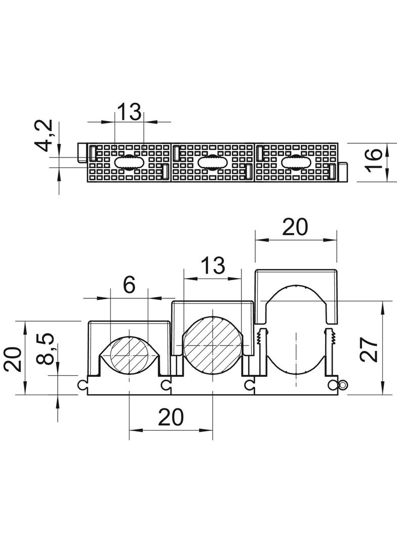 2037, SZEREGOWE UCHWYTY DOCISK.6-13 SZ