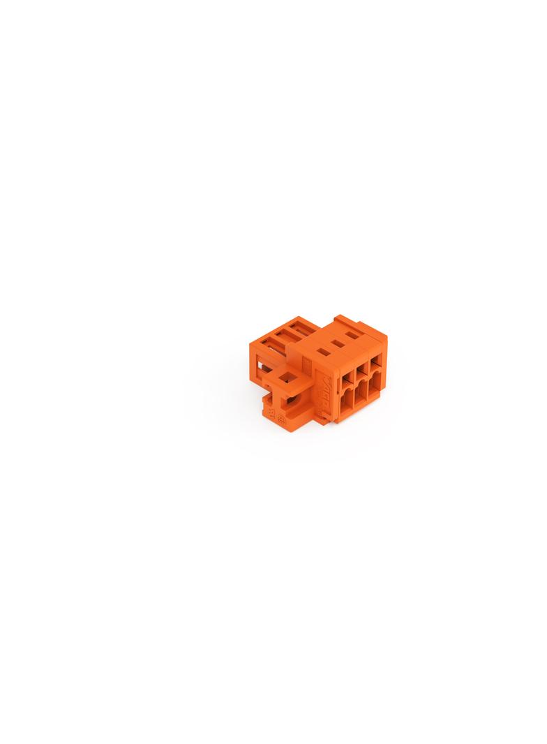 MCS-MINI Classic wtyk 3-bieg. pomarańczowy raster 3,81 mm /100szt./ WAGO