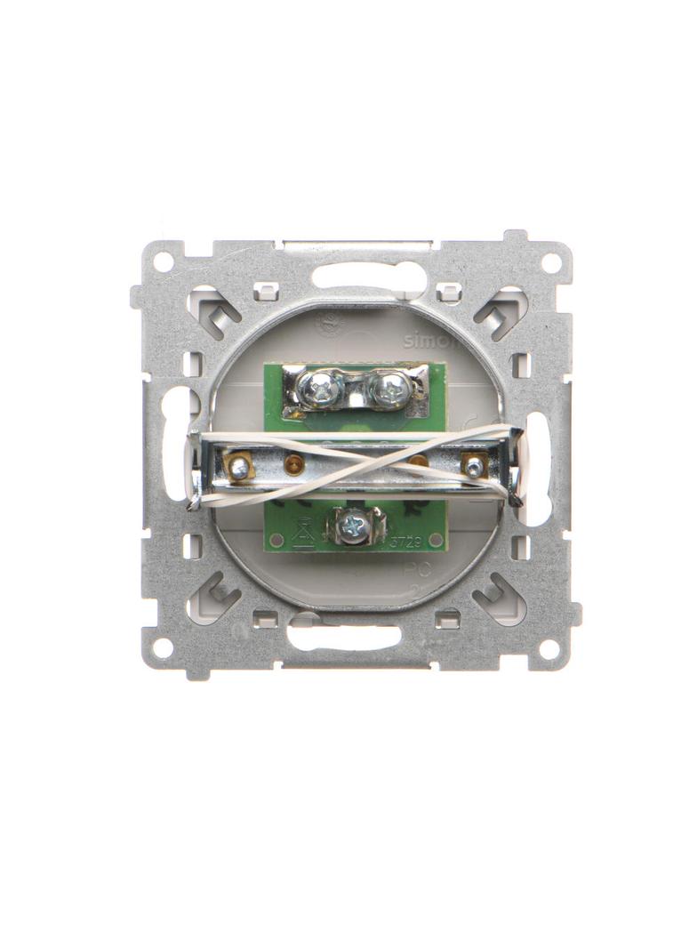 Simon 55 Gniazdo antenowe TV pojedyncze Do instalacji indywidualnych Jasnoszary mat