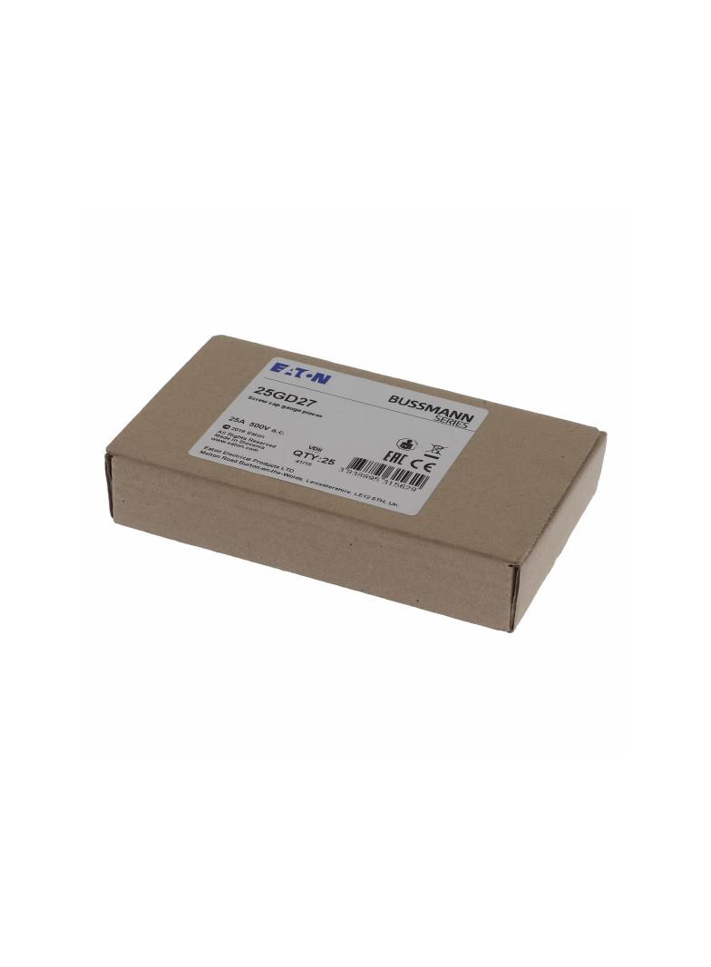 GAUGE PIECE D2 25A 500V FOR E27 Wstawka kalibrowa D2 25A E27 25GD27 EATON